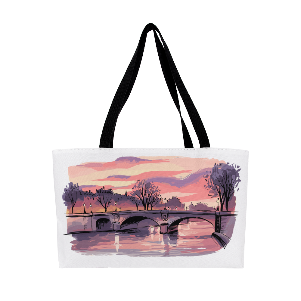 Personalized Soft Weekender Tote Bag