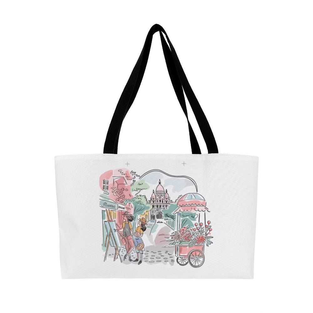 Personalized Peaceful Weekender Tote Bag