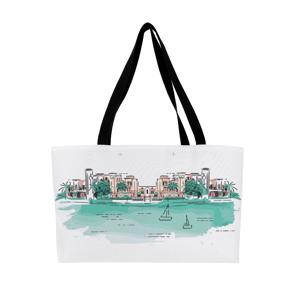 Personalized Cozy Weekender Tote Bag