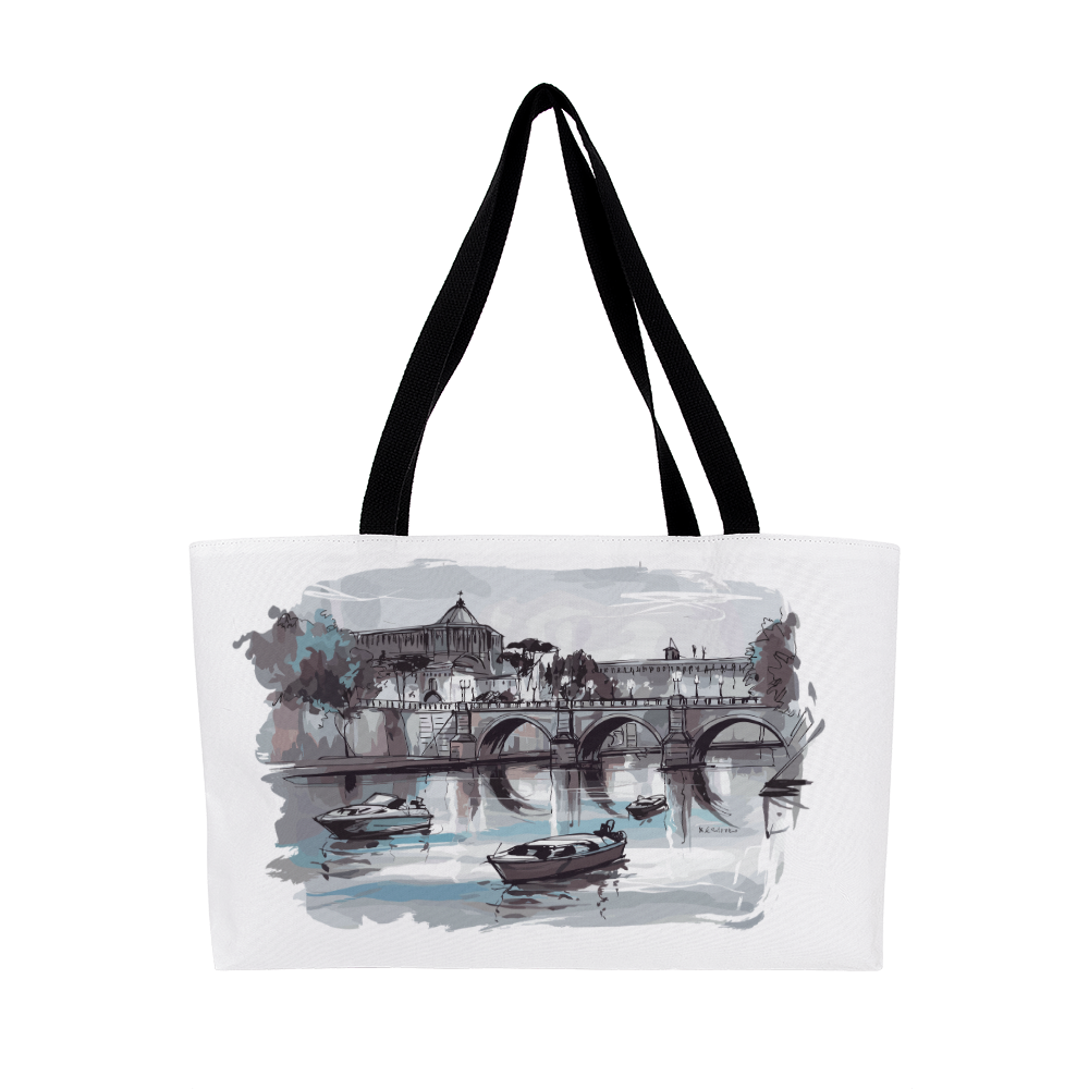 Personalized Romantic Weekender Tote Bag