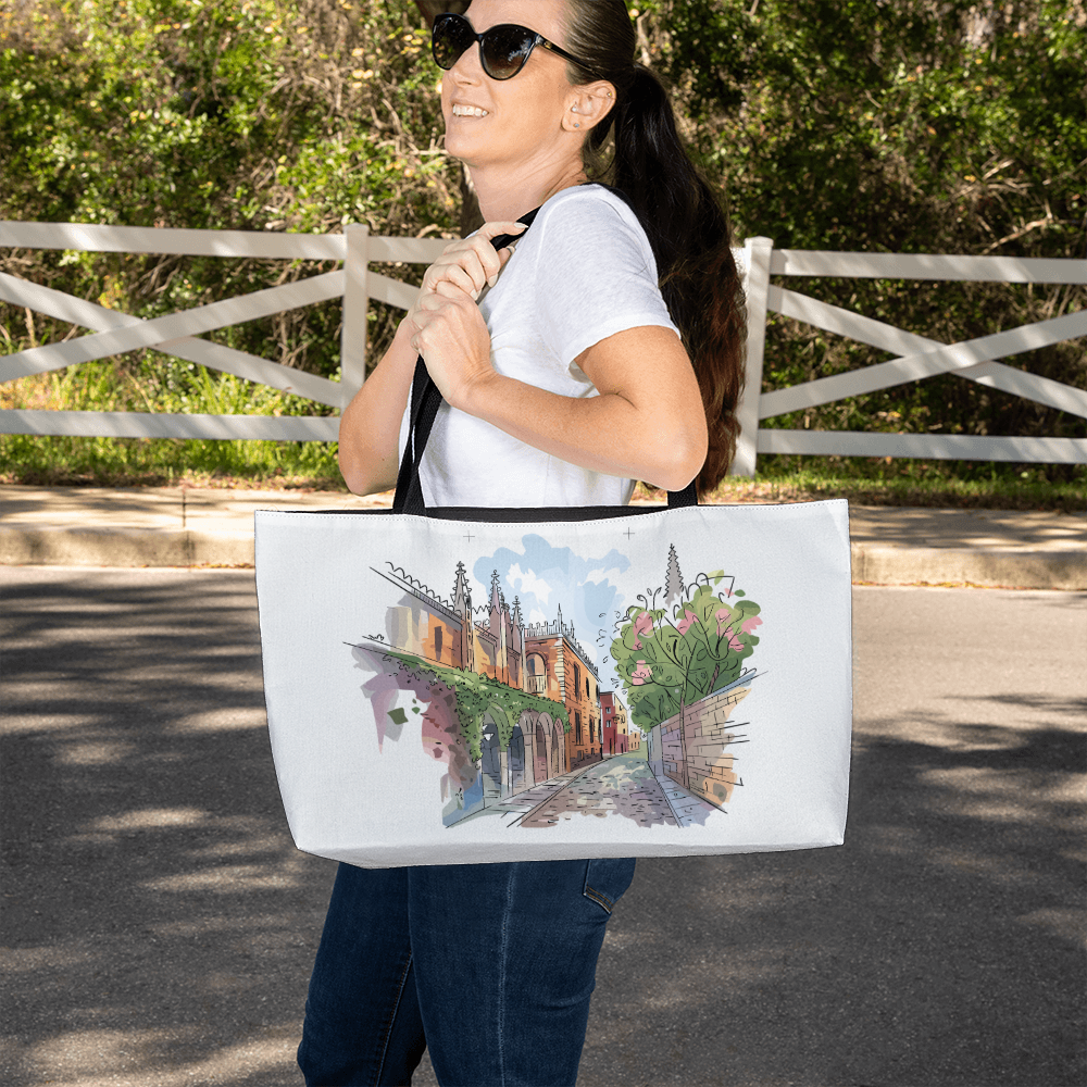 Personalized Moonlight Weekender Tote Bag