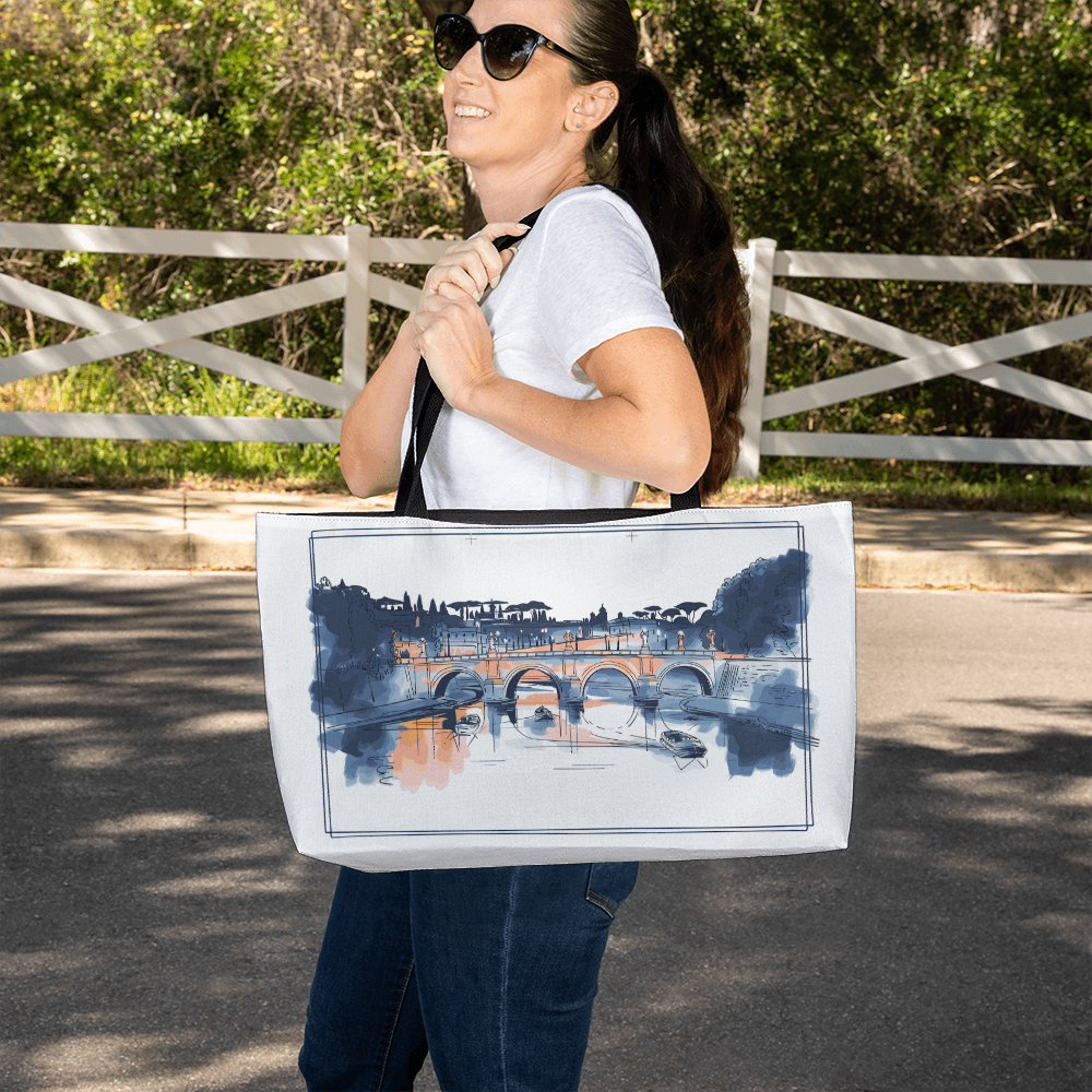 Personalized Journey Weekender Tote Bag