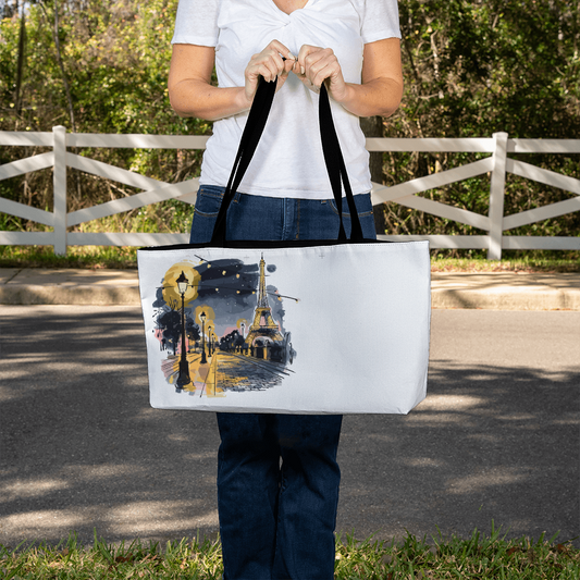 Personalized Bloom Weekender Tote Bag