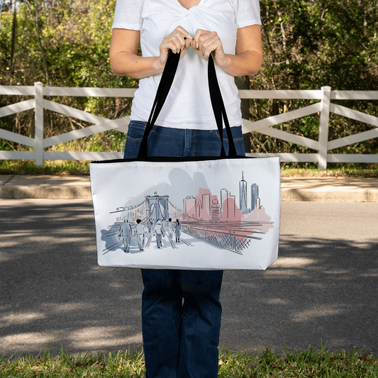 Personalized Radiant Dawn Weekender Tote Bag