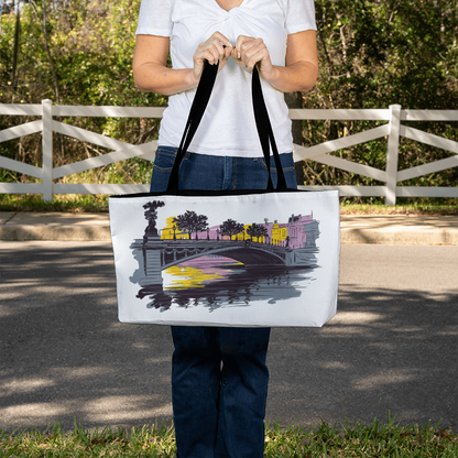 Personalized Wildflower Wander Weekender Tote Bag