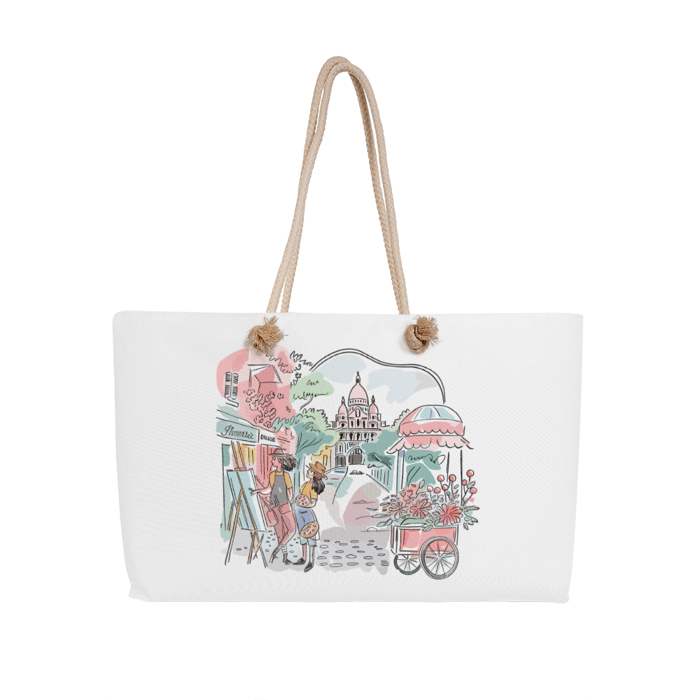 Personalized Peaceful Weekender Tote Bag