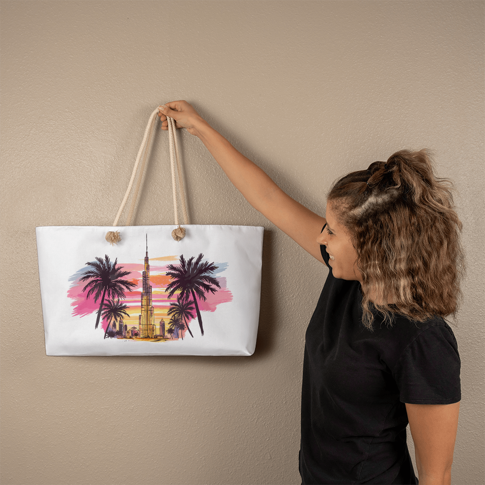 Personalized Radiant Weekender Tote Bag