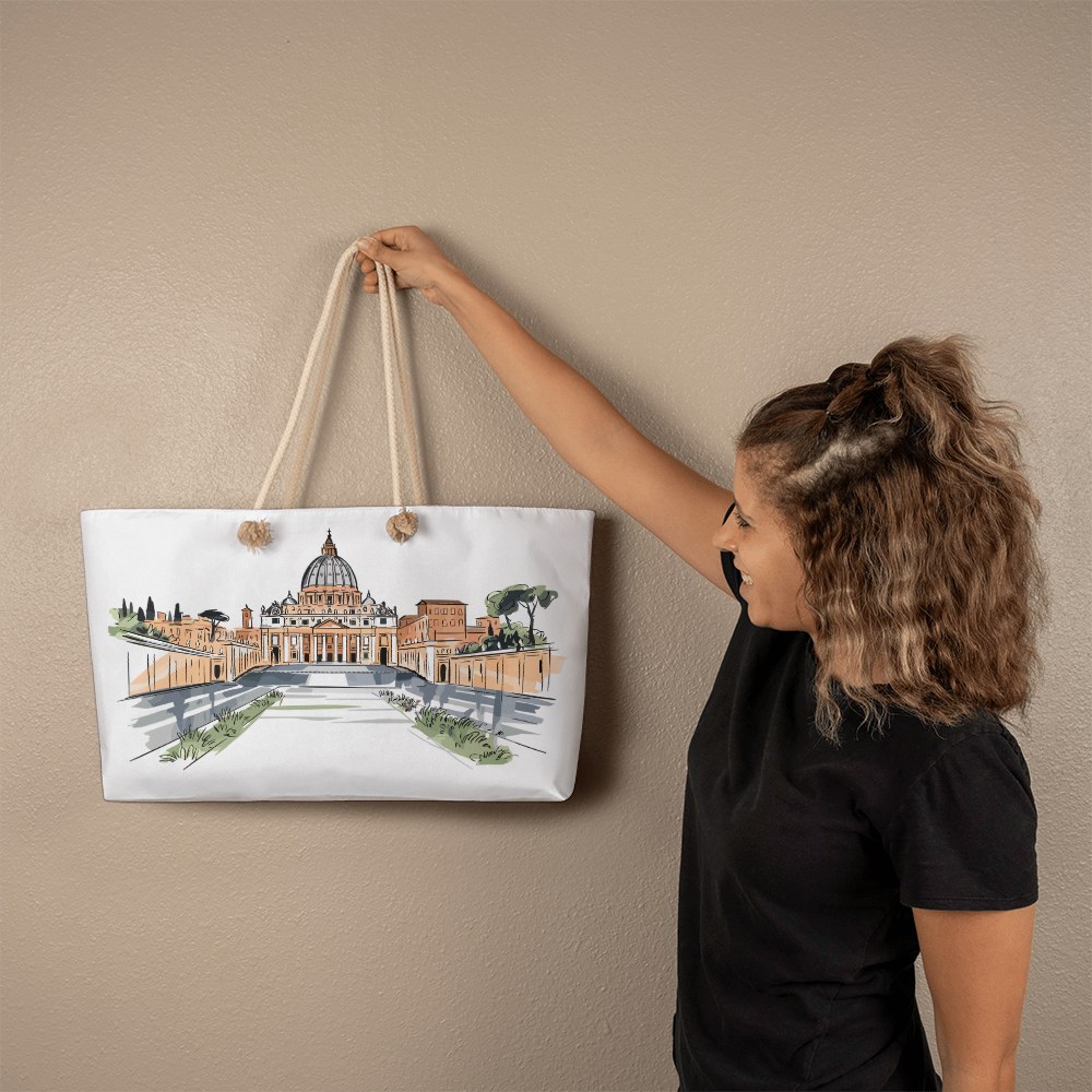 Personalized Sweet Weekender Tote Bag