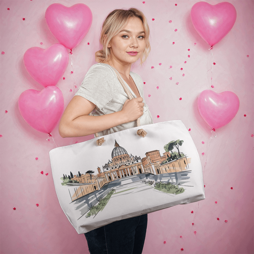 Personalized Sweet Weekender Tote Bag