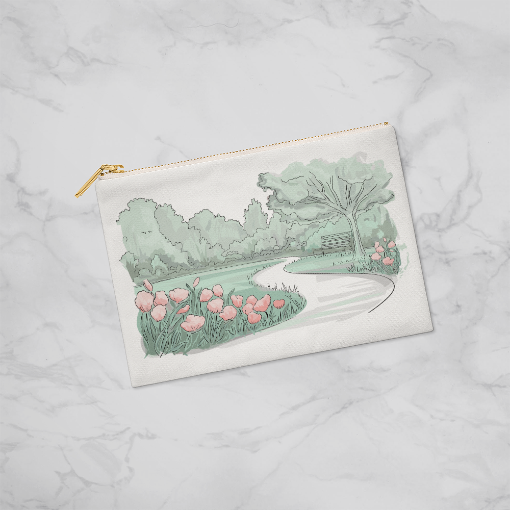 Personalized Radiant Horizon Large Pouch