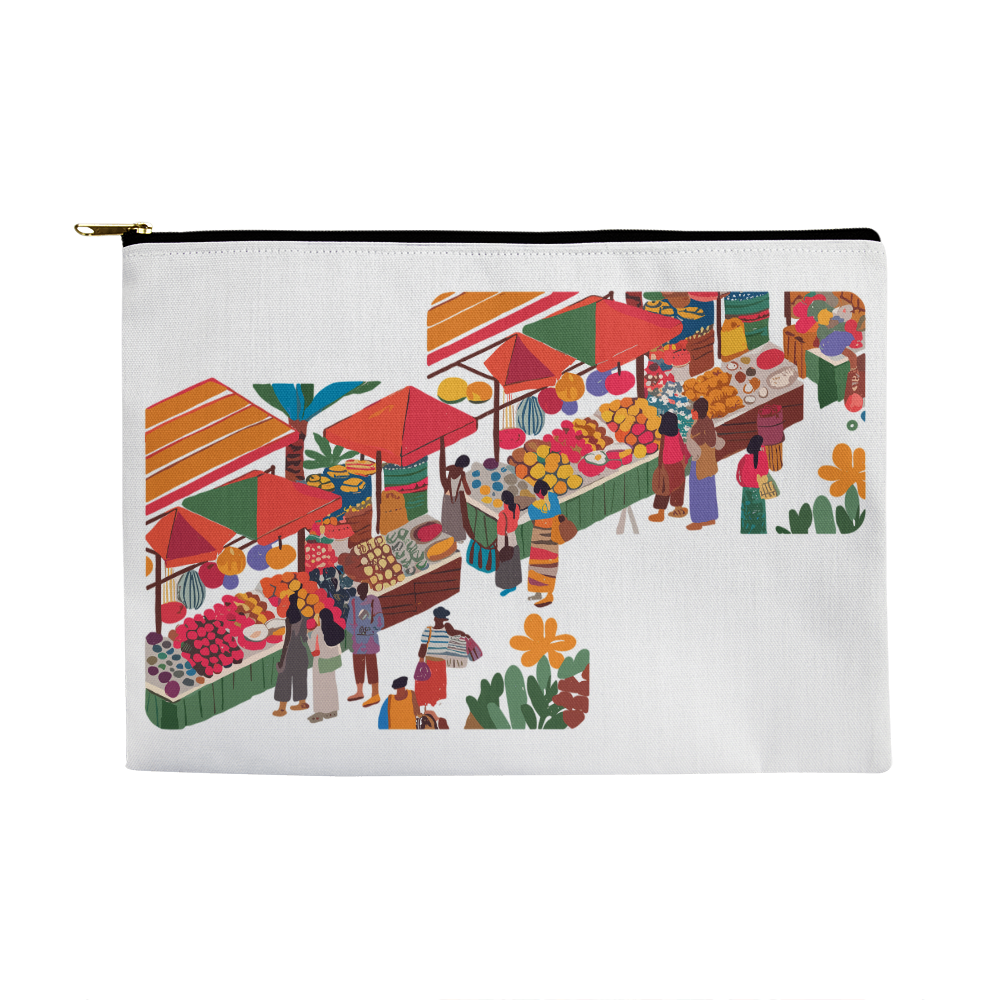 Personalized Secret Garden Large Pouch