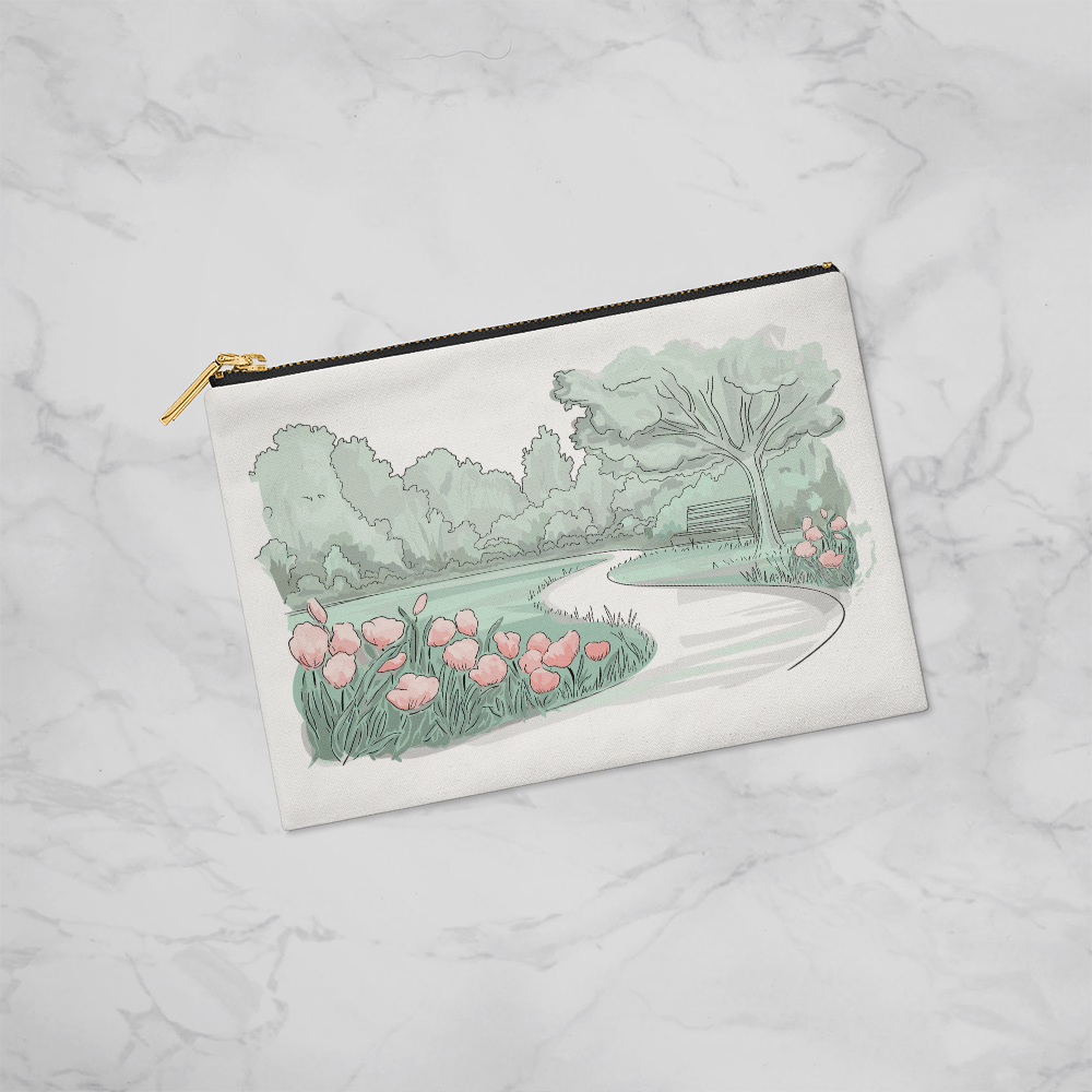 Personalized Radiant Horizon Large Pouch