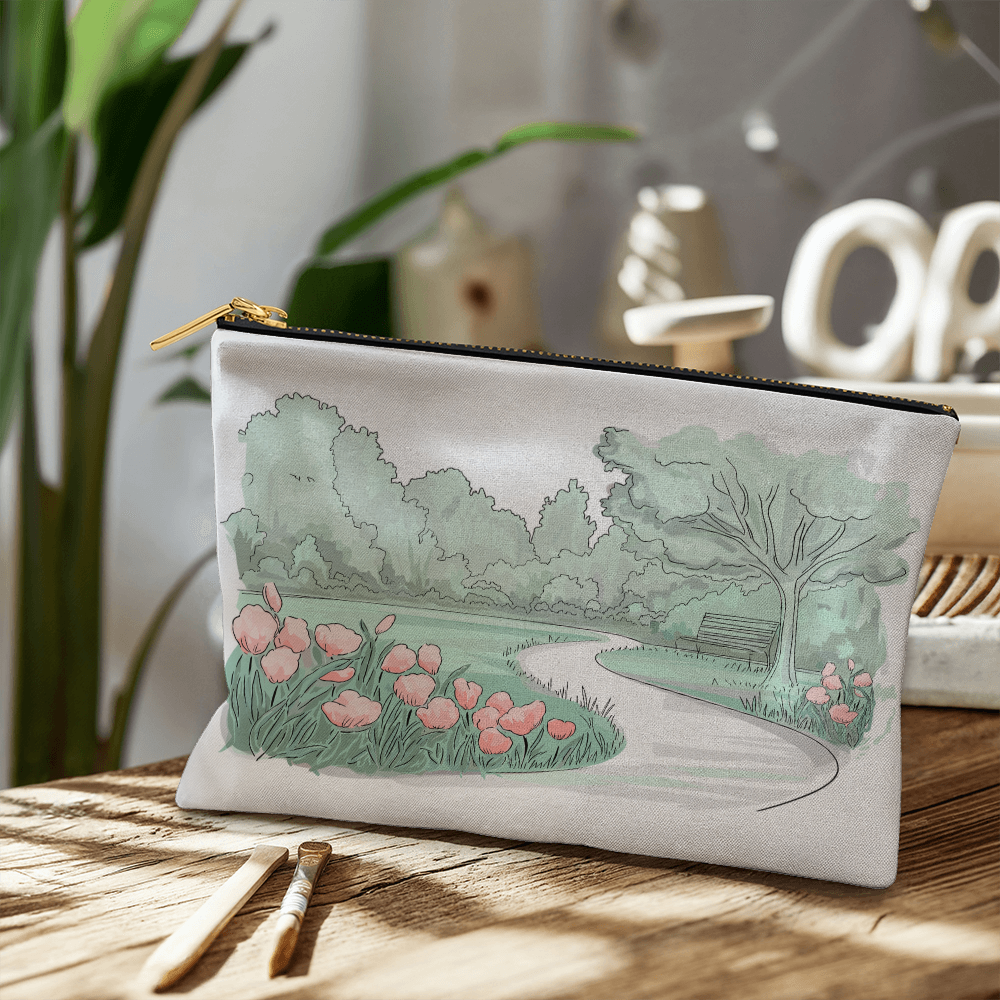 Personalized Radiant Horizon Large Pouch