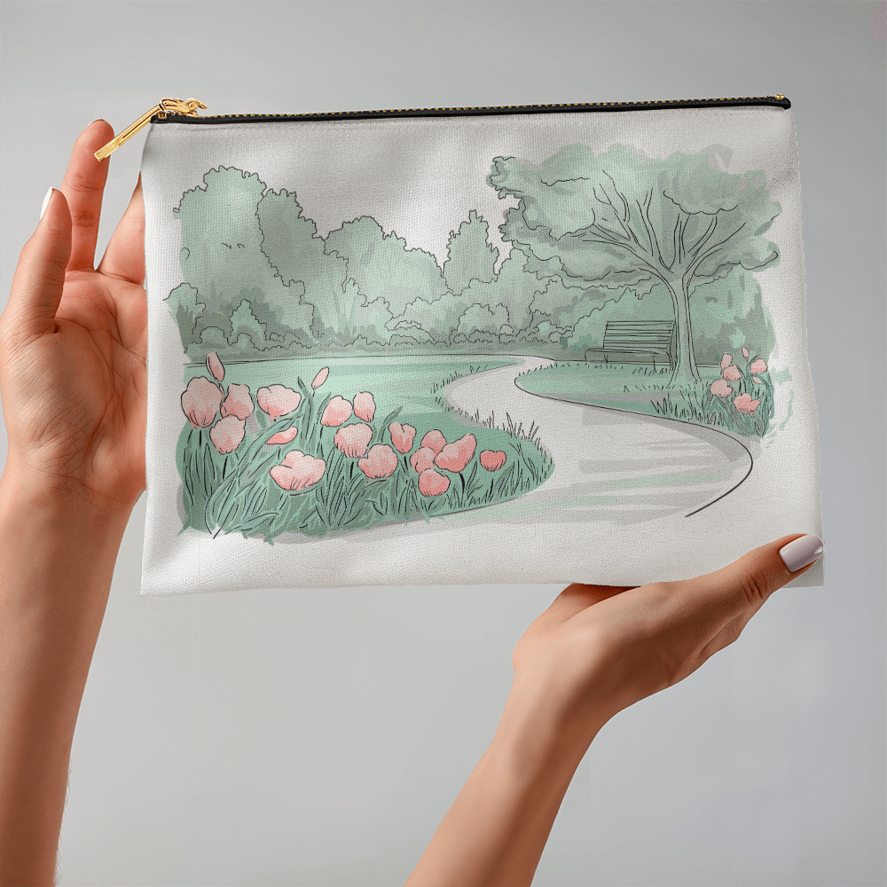 Personalized Radiant Horizon Large Pouch