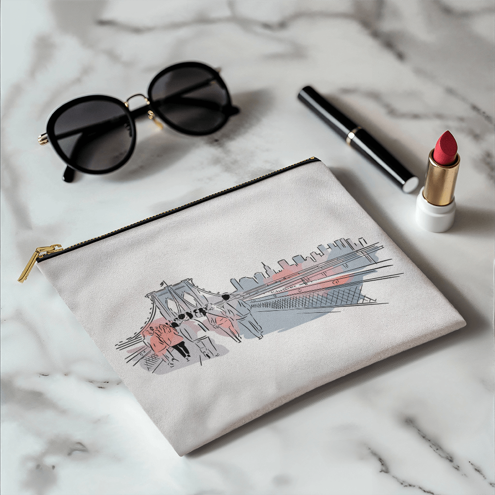 Personalized Tranquility Small Pouch