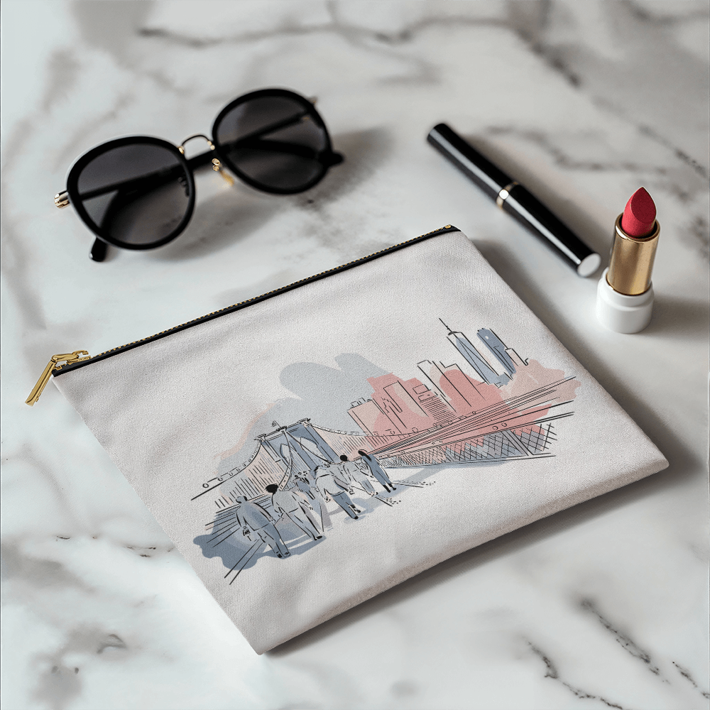 Personalized Radiant Dawn Small Pouch