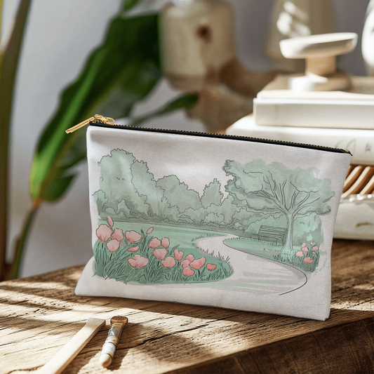 Personalized Radiant Horizon Small Pouch