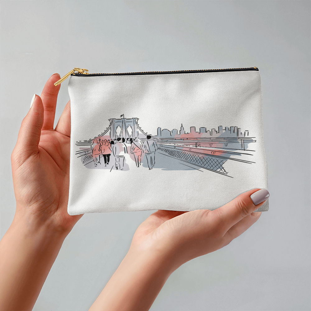 Personalized Tranquility Small Pouch